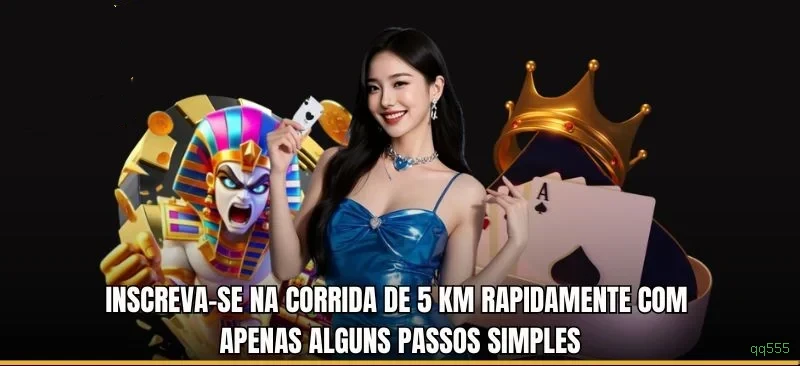 Imagem promocional do cassino online da qq555 mostrando jogos ao vivo